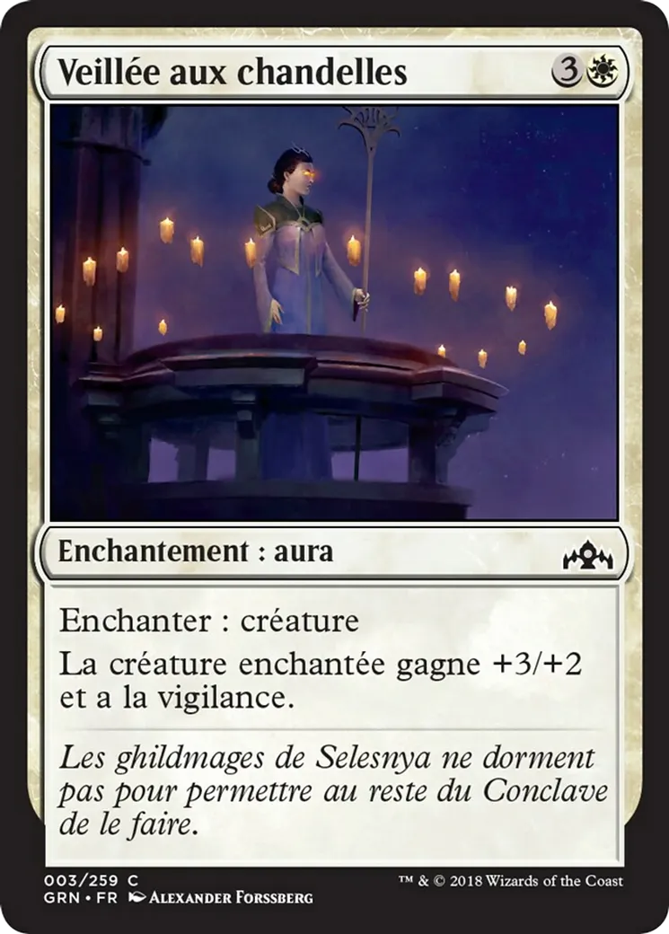 Veillée aux chandelles — Guilds of Ravnica — Magic: The Gathering