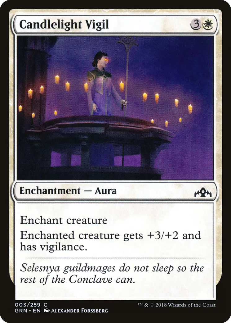 Candlelight Vigil — Guilds of Ravnica — Magic: The Gathering