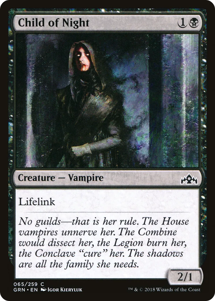 Enfant de la nuit — Guilds of Ravnica — Magic: The Gathering
