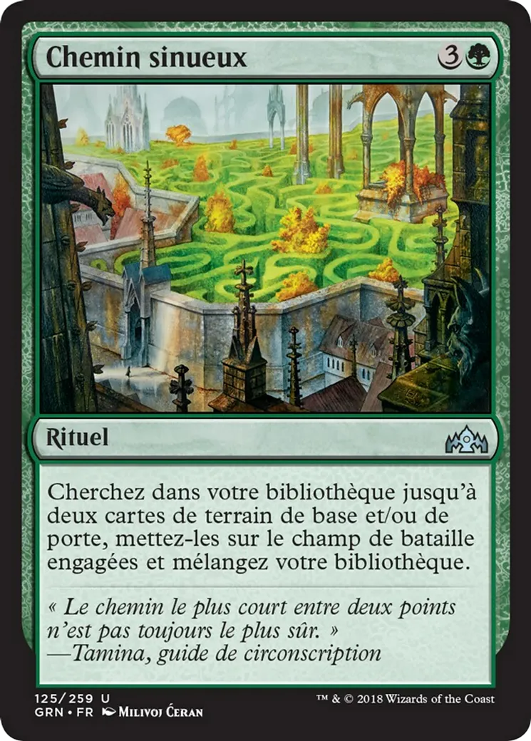 Chemin sinueux — Guilds of Ravnica — Magic: The Gathering