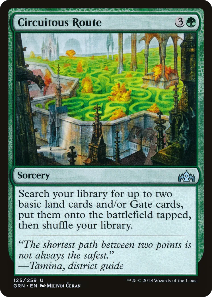 Circuitous Route — Guilds of Ravnica — Magic: The Gathering