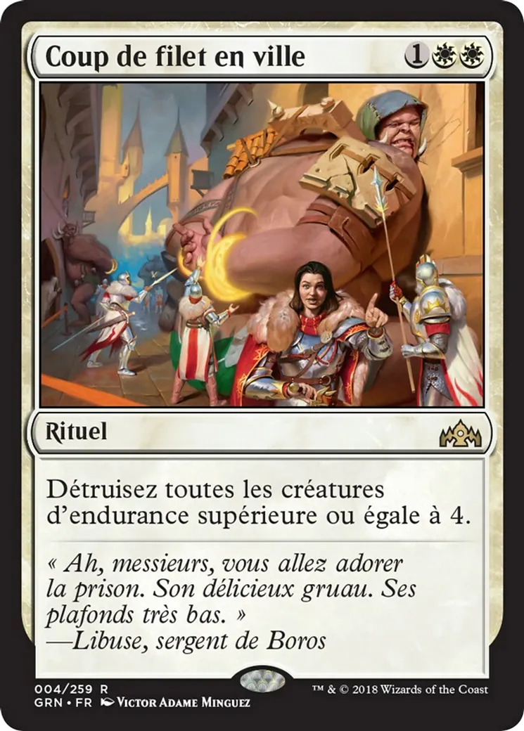 Coup de filet en ville — Guilds of Ravnica — Magic: The Gathering