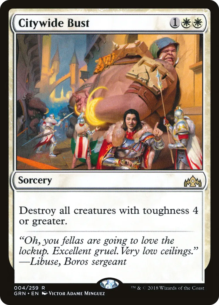 Citywide Bust — Guilds of Ravnica — Magic: The Gathering