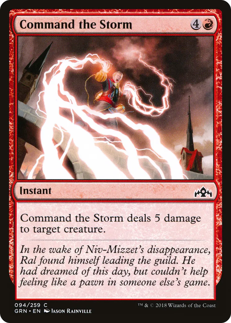 Command the Storm — Guilds of Ravnica — Magic: The Gathering