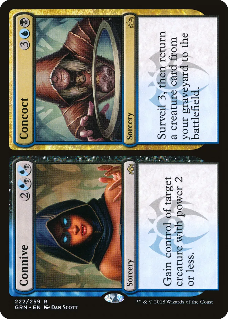 Connive // Concoct — Guilds of Ravnica — Magic: The Gathering