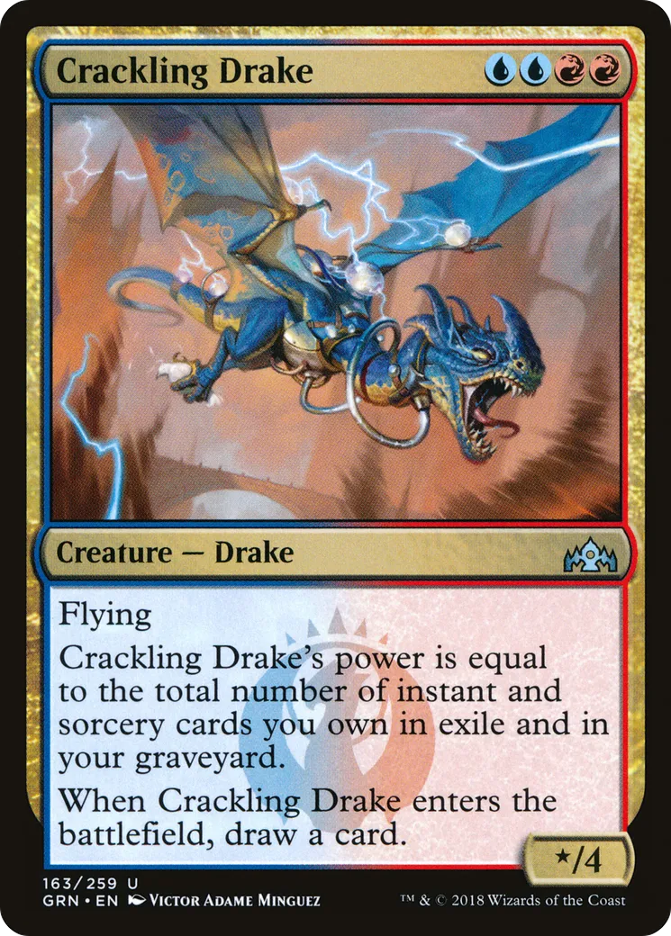 Drakôn crépitant — Guilds of Ravnica — Magic: The Gathering
