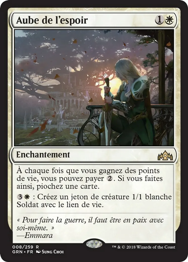 Aube de l'espoir — Guilds of Ravnica — Magic: The Gathering