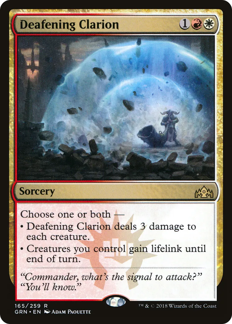 Deafening Clarion — Guilds of Ravnica — Magic: The Gathering