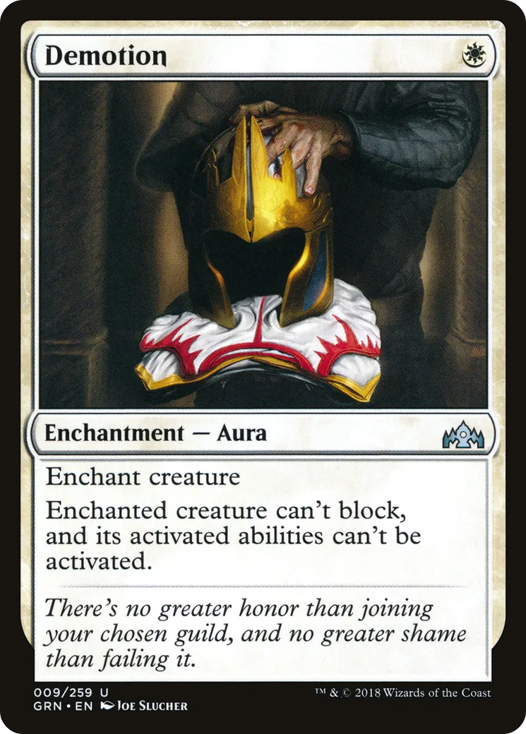 Démotion — Guilds of Ravnica — Magic: The Gathering