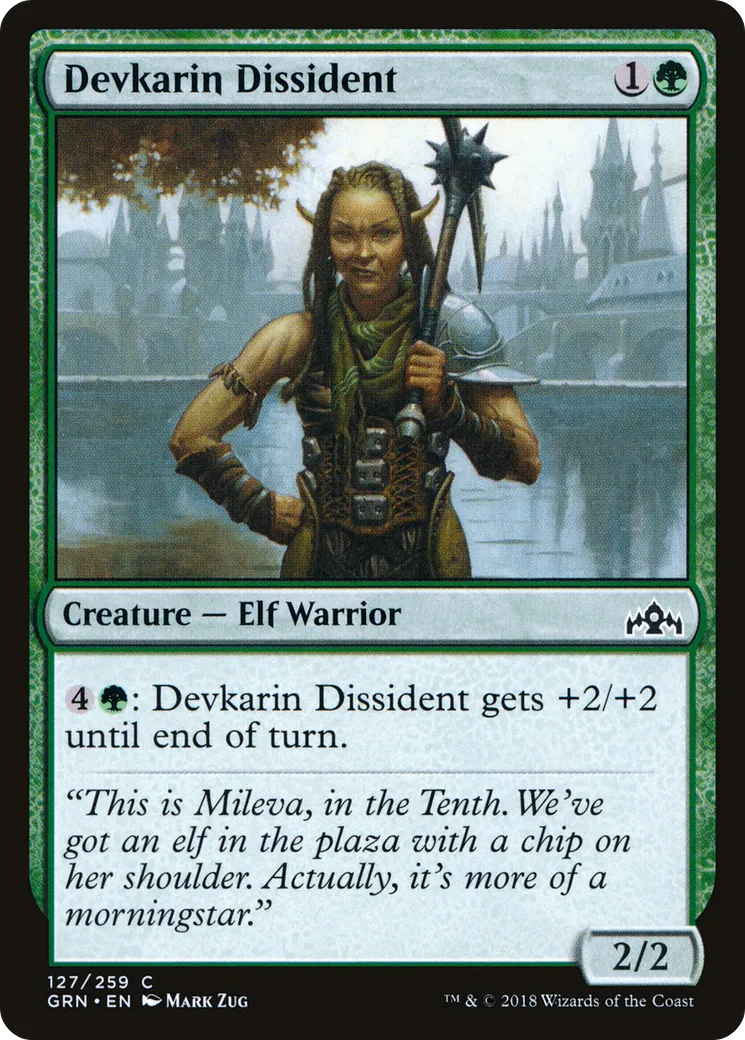 Dissidente des Devkarin — Guilds of Ravnica — Magic: The Gathering