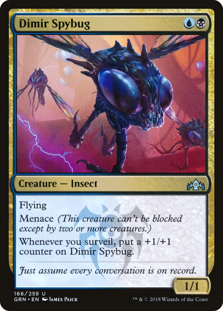 Dimir Spybug — Guilds of Ravnica — Magic: The Gathering