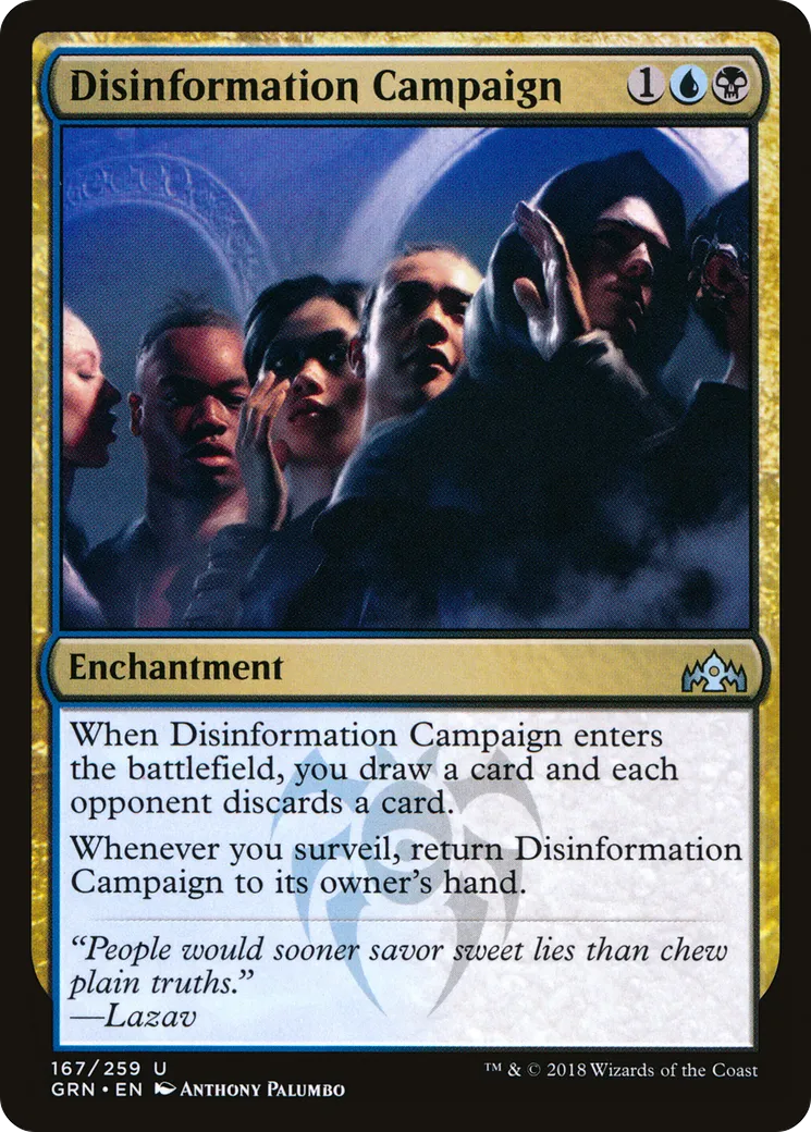 Campagne de désinformation — Guilds of Ravnica — Magic: The Gathering