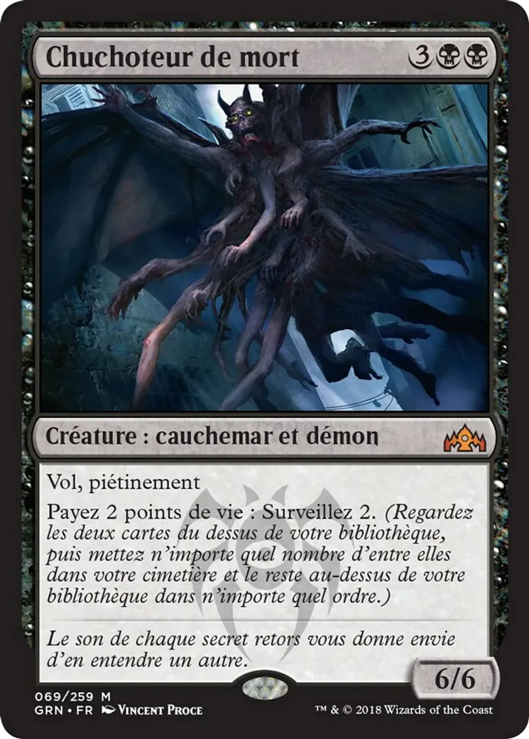 Chuchoteur de mort — Guilds of Ravnica — Magic: The Gathering