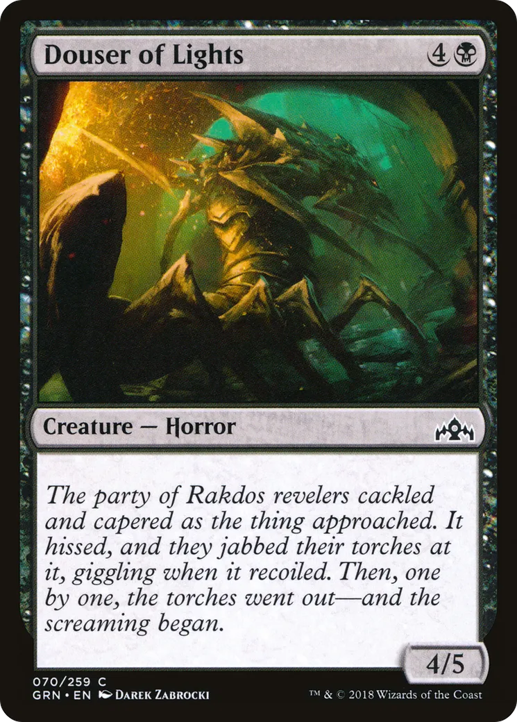 Éteigneur de réverbères — Guilds of Ravnica — Magic: The Gathering