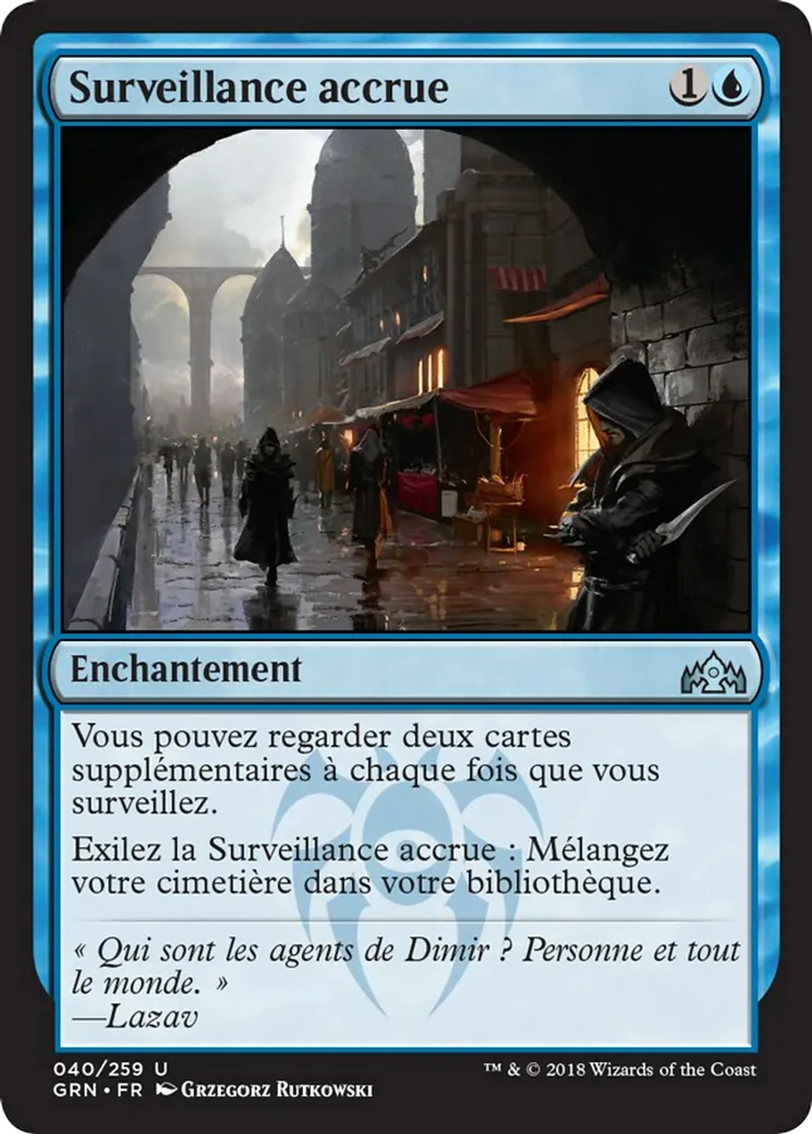 Surveillance accrue from Guilds of Ravnica - Magic: The Gathering