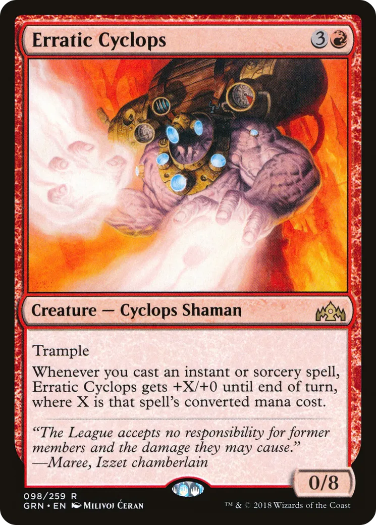 Cyclope imprévisible — Guilds of Ravnica — Magic: The Gathering