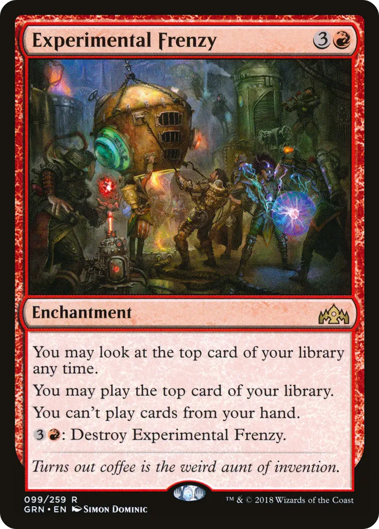 Frénésie expérimentale — Guilds of Ravnica — Magic: The Gathering