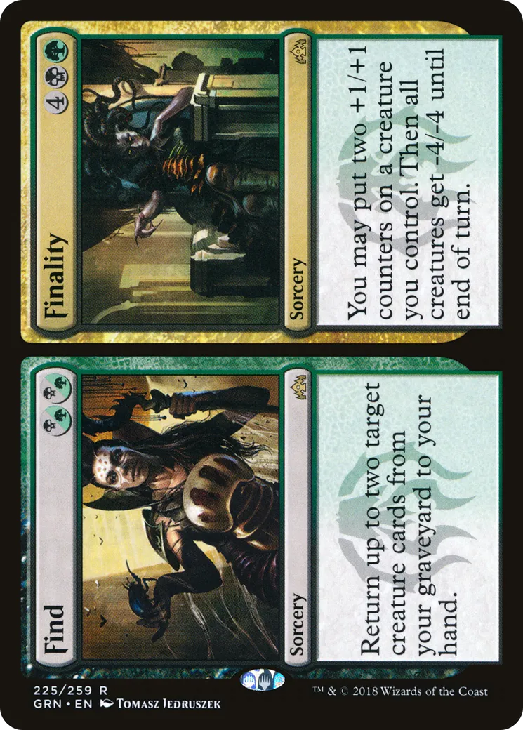 Décèlement // Dessein — Guilds of Ravnica — Magic: The Gathering