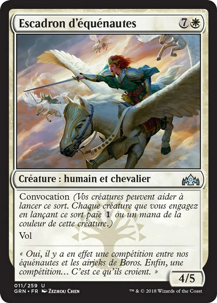 Escadron d'équénautes — Guilds of Ravnica — Magic: The Gathering