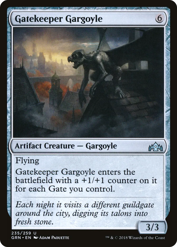 Gargouille gardienne de la porte — Guilds of Ravnica — Magic: The Gathering