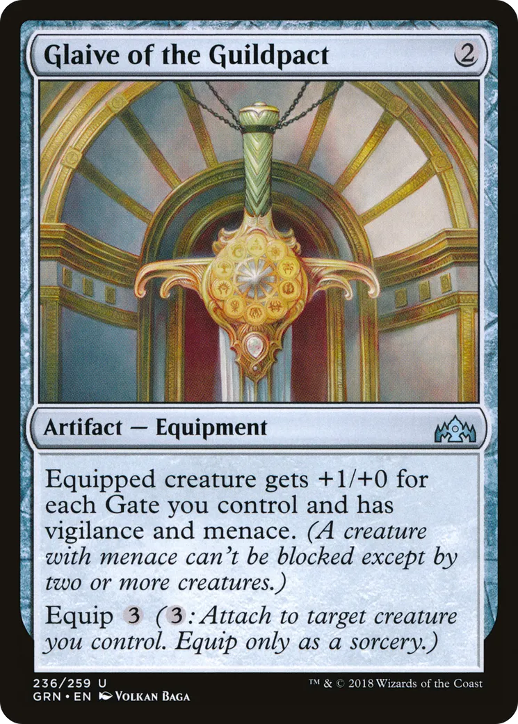 Glaive du Pacte des Guildes — Guilds of Ravnica — Magic: The Gathering