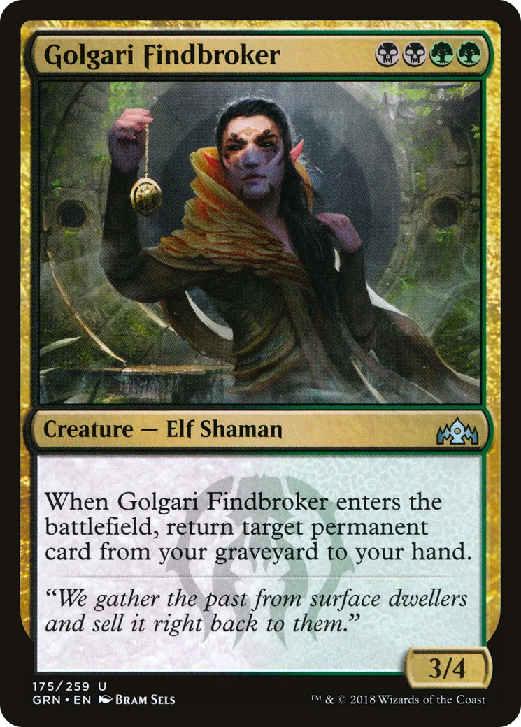 Négociant d'objets trouvés golgari — Guilds of Ravnica — Magic: The Gathering