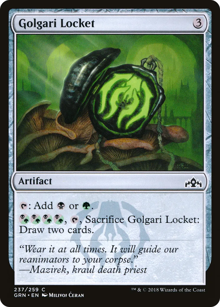 Golgari Locket — Guilds of Ravnica — Magic: The Gathering
