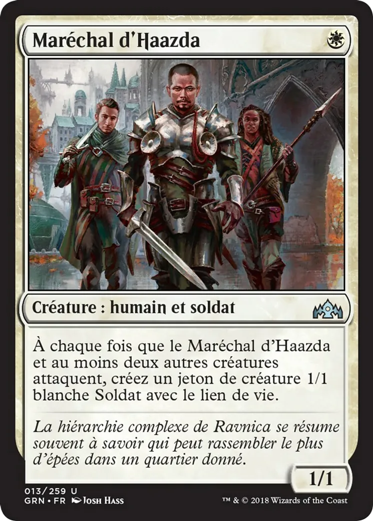 Maréchal d'Haazda — Guilds of Ravnica — Magic: The Gathering