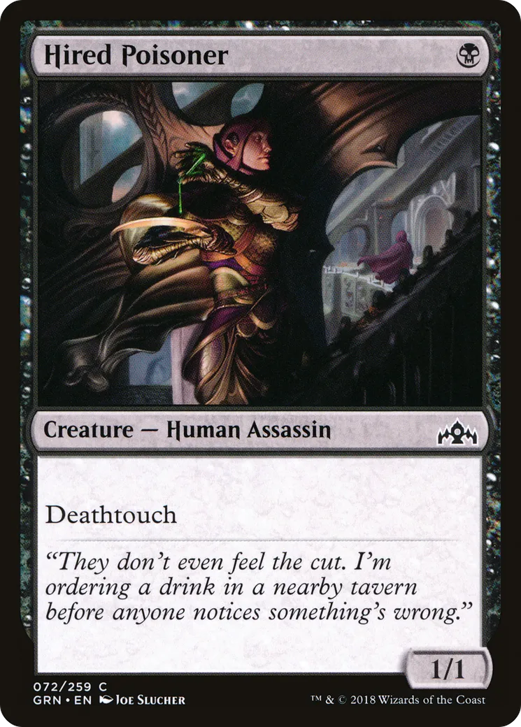 Hired Poisoner — Guilds of Ravnica — Magic: The Gathering