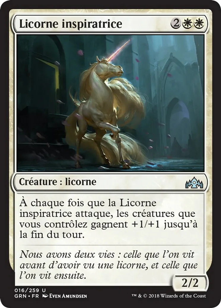 Licorne inspiratrice — Guilds of Ravnica — Magic: The Gathering