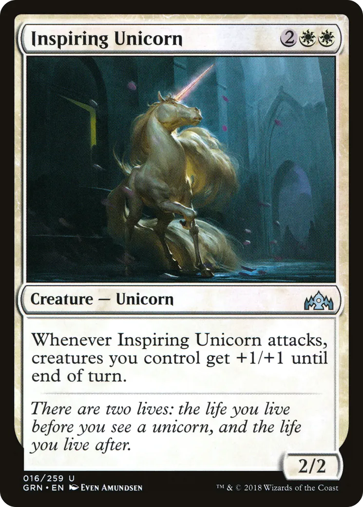 Licorne inspiratrice — Guilds of Ravnica — Magic: The Gathering