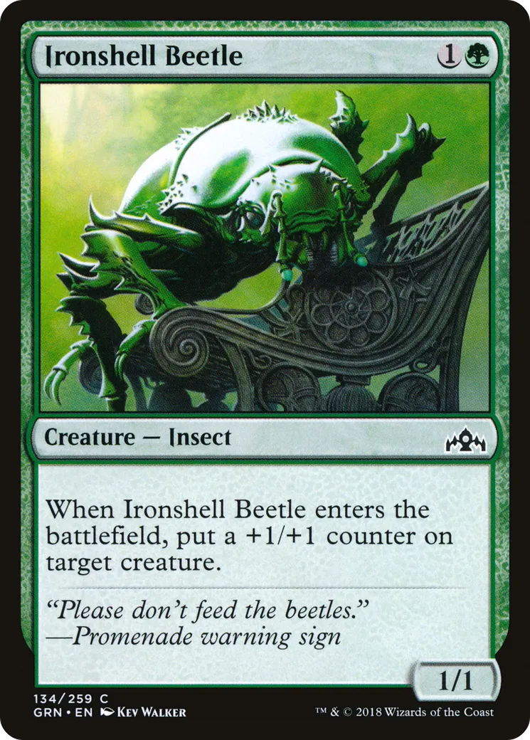 Ironshell Beetle — Guilds of Ravnica — Magic: The Gathering