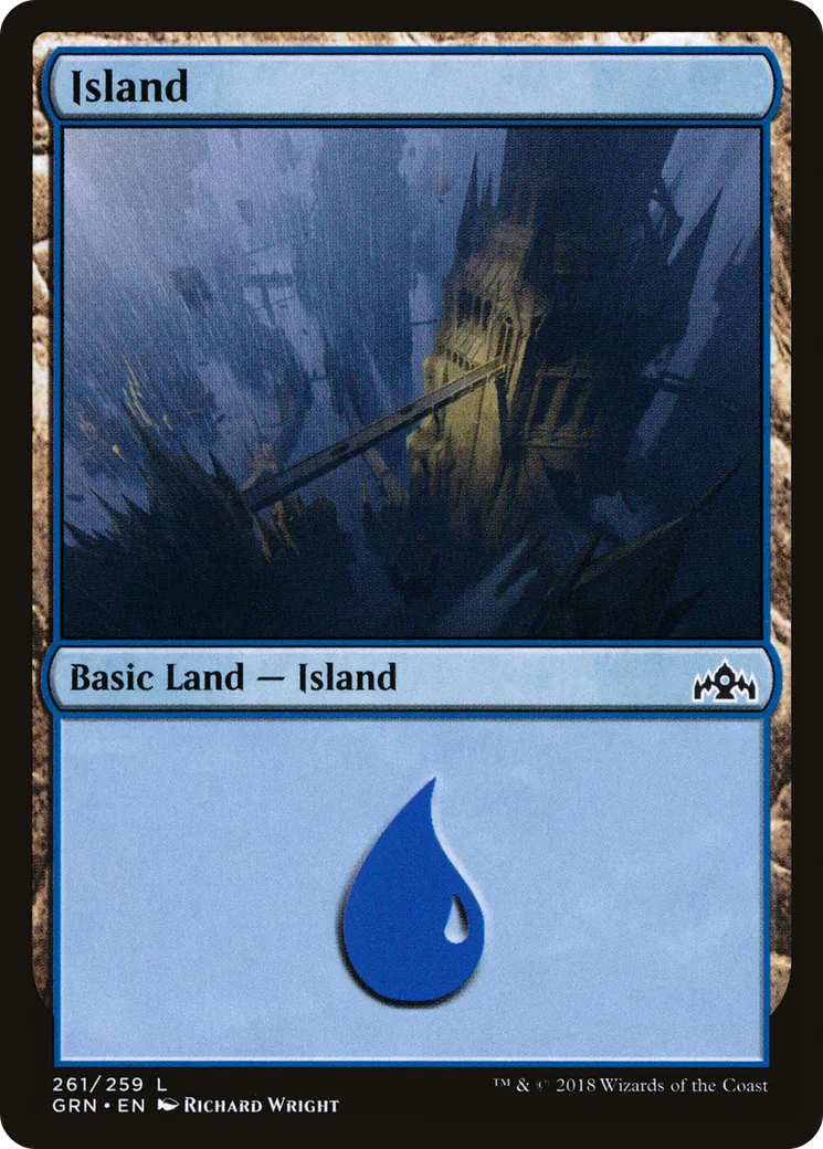 Island — Guilds of Ravnica — Magic: The Gathering