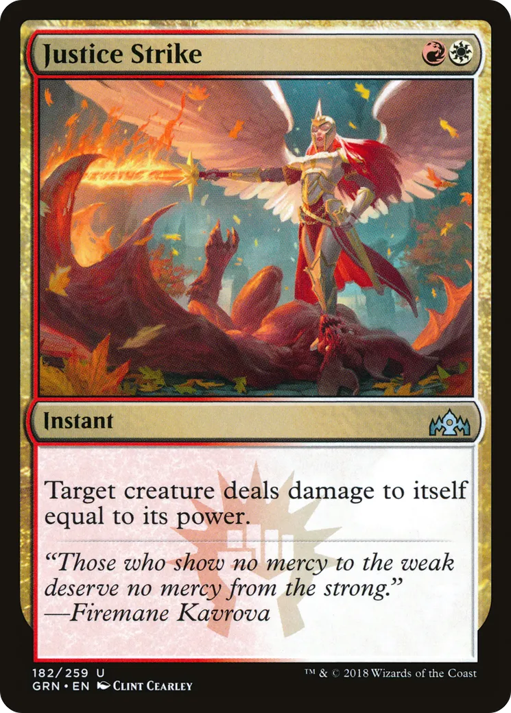 Justice Strike — Guilds of Ravnica — Magic: The Gathering