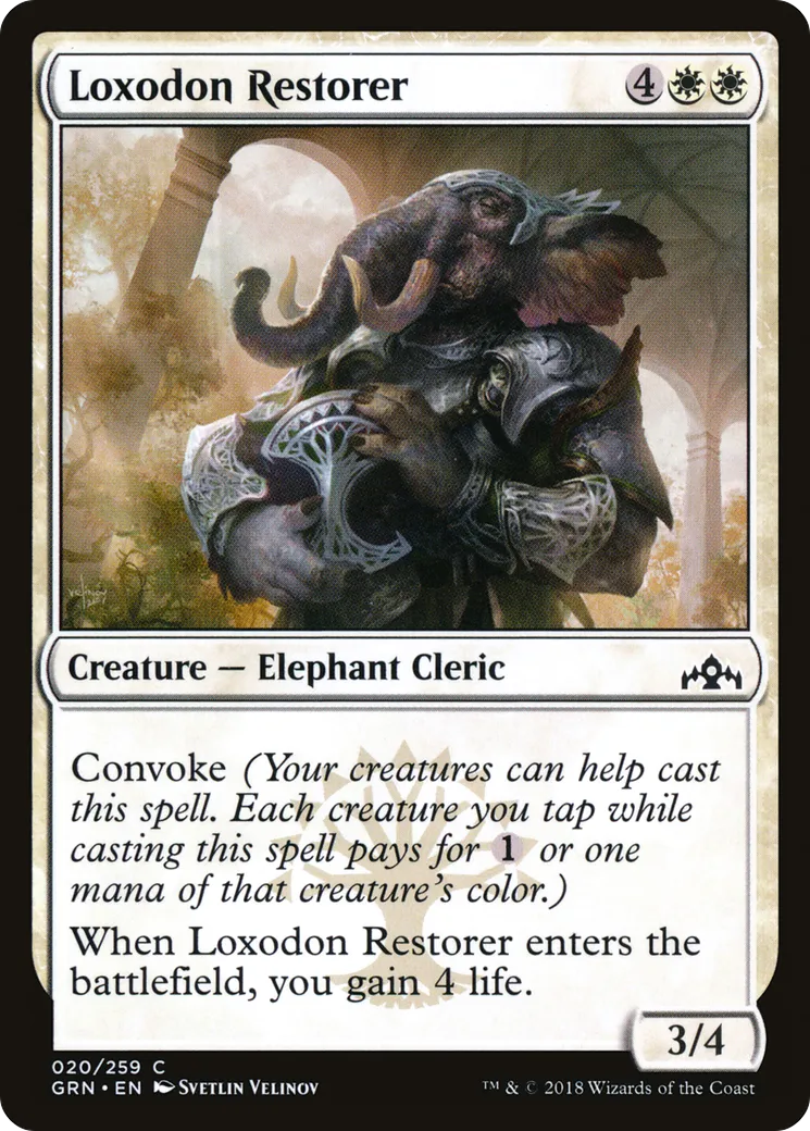 Restaurateur loxodon — Guilds of Ravnica — Magic: The Gathering