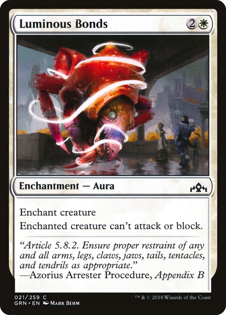 Luminous Bonds — Guilds of Ravnica — Magic: The Gathering