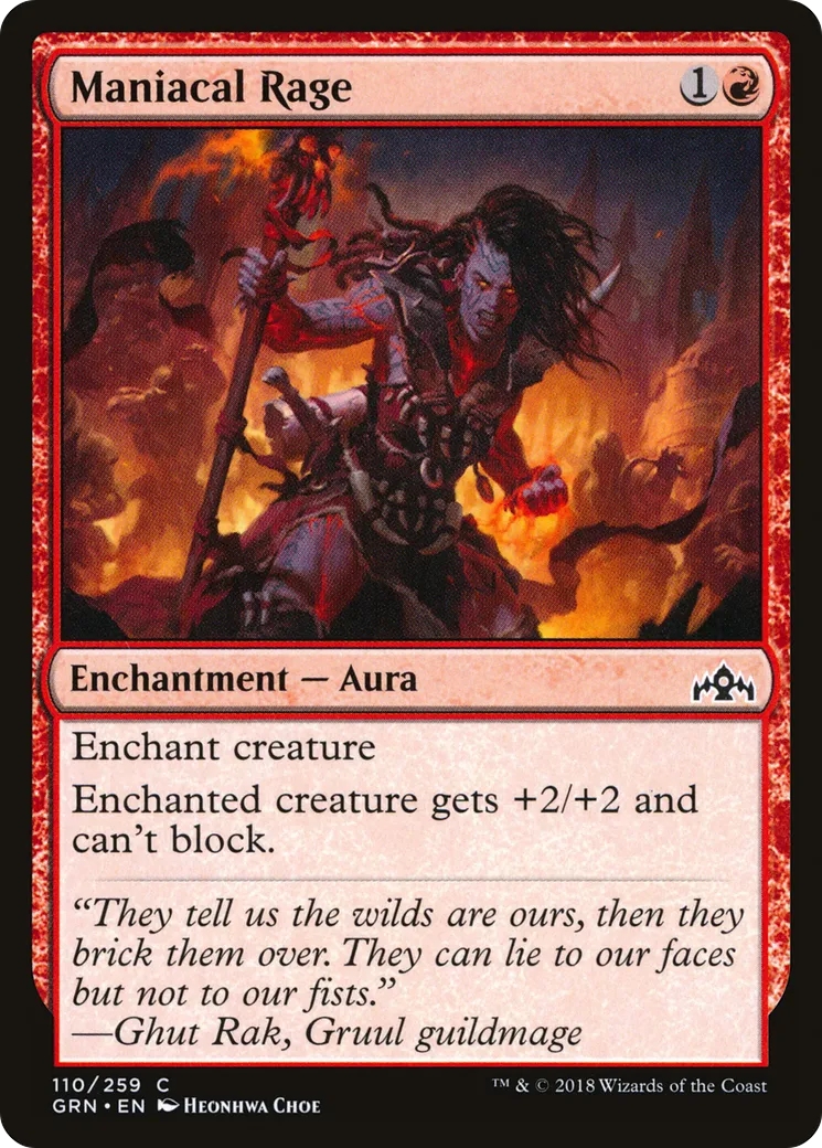 Rage démente — Guilds of Ravnica — Magic: The Gathering
