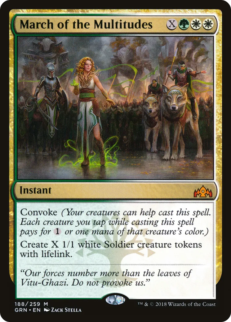 March of the Multitudes — Guilds of Ravnica — Magic: The Gathering