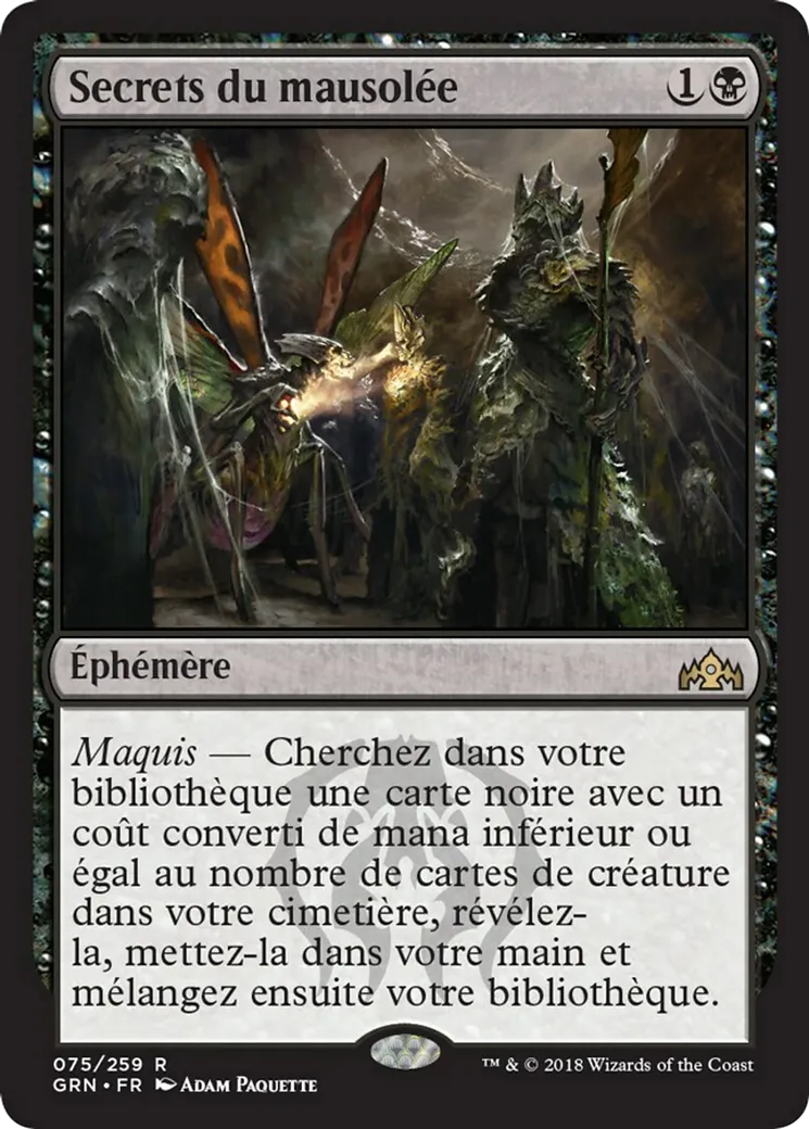Secrets du mausolée — Guilds of Ravnica — Magic: The Gathering