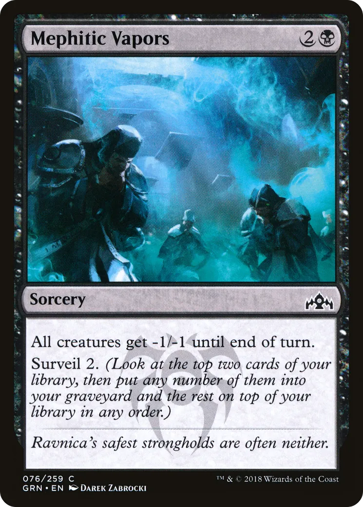 Vapeurs méphitiques — Guilds of Ravnica — Magic: The Gathering
