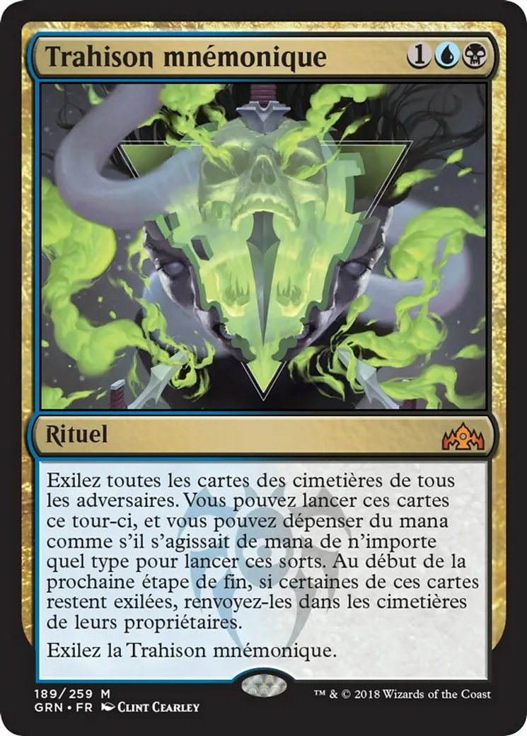 Trahison mnémonique — Guilds of Ravnica — Magic: The Gathering