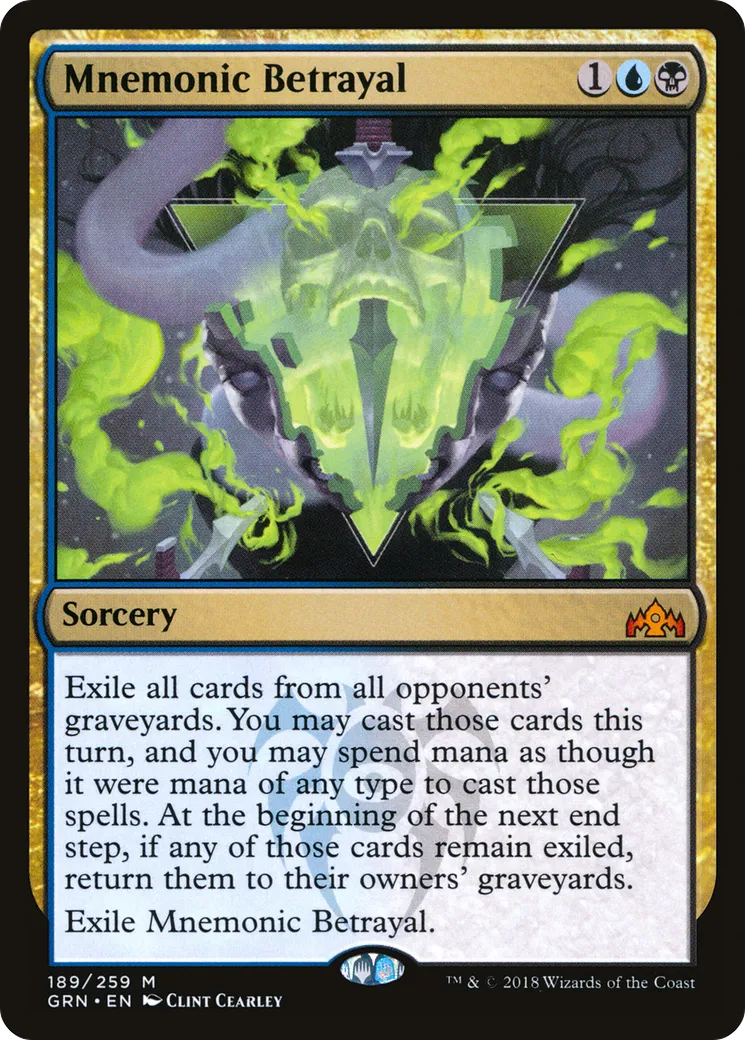 Mnemonic Betrayal — Guilds of Ravnica — Magic: The Gathering