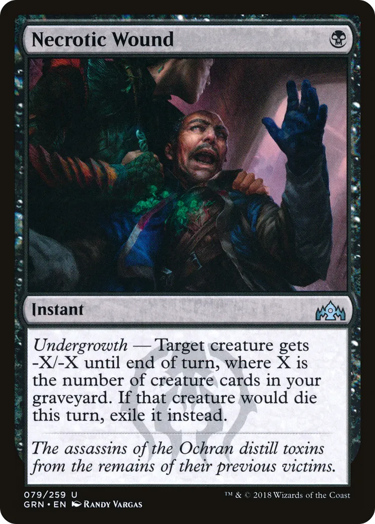 Necrotic Wound — Guilds of Ravnica — Magic: The Gathering
