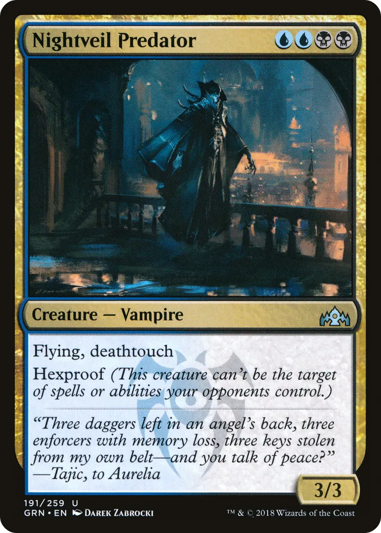 Nightveil Predator — Guilds of Ravnica — Magic: The Gathering
