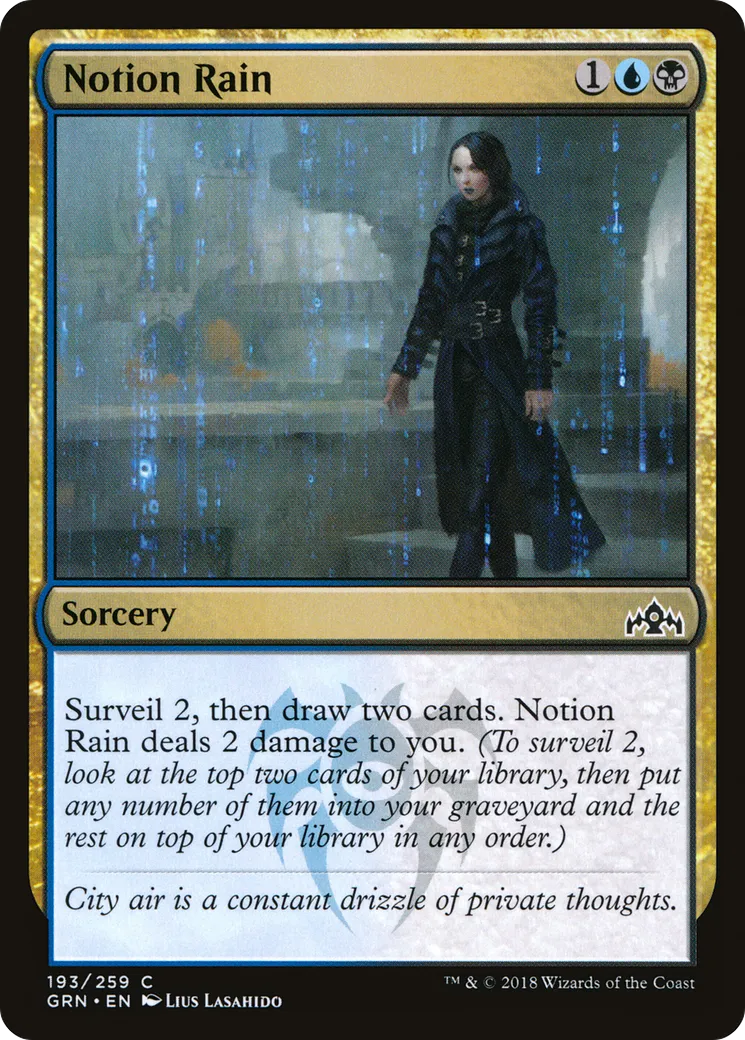 Pluie de notions — Guilds of Ravnica — Magic: The Gathering