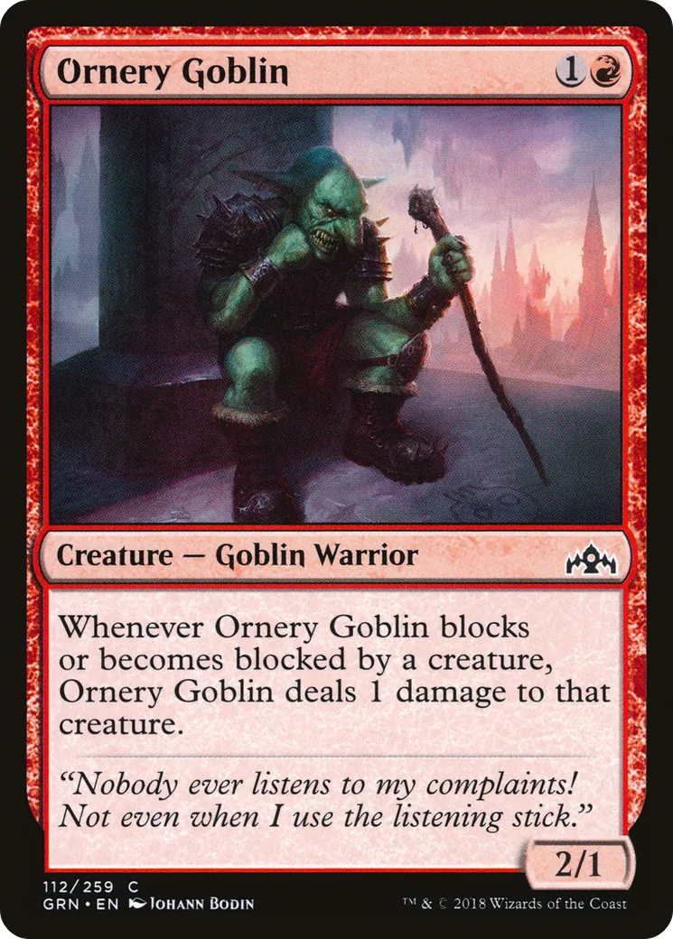 Gobelin hargneux — Guilds of Ravnica — Magic: The Gathering