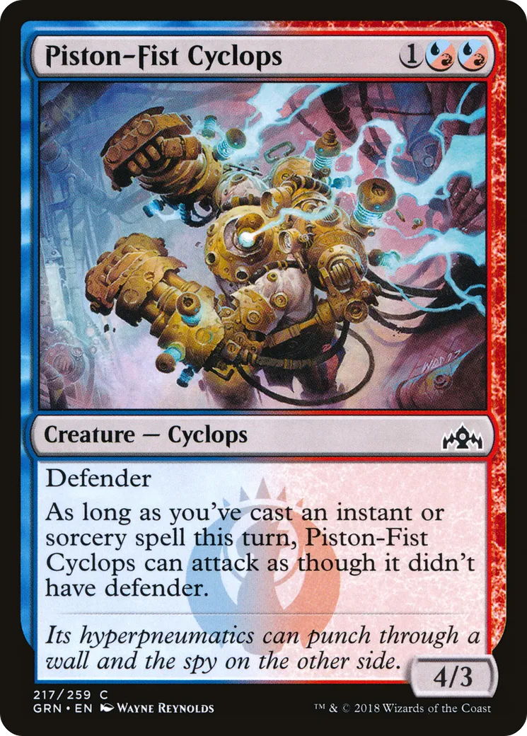 Piston-Fist Cyclops — Guilds of Ravnica — Magic: The Gathering