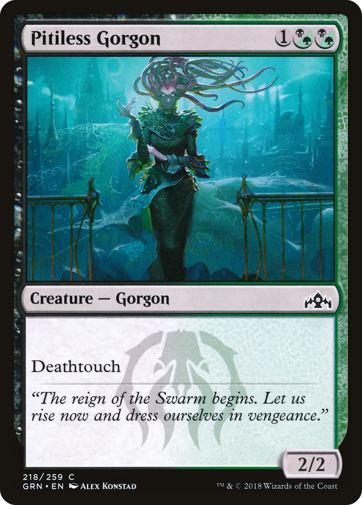 Pitiless Gorgon — Guilds of Ravnica — Magic: The Gathering