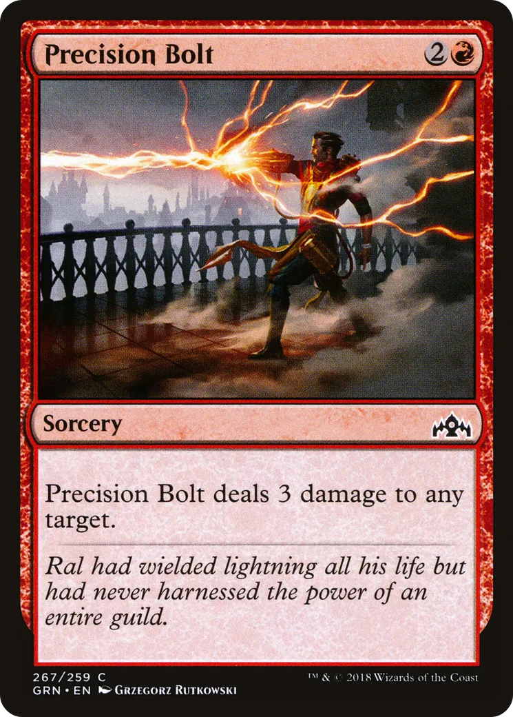 Precision Bolt from Guilds of Ravnica - Magic: The Gathering