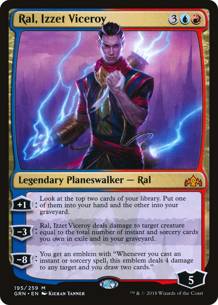 Ral, Izzet Viceroy — Guilds of Ravnica — Magic: The Gathering